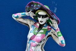 Austria, Pörtschach, World Bodypainting Festival, Wörthersee