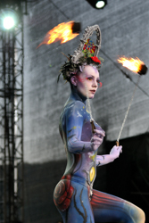 Austria, Pörtschach, World Bodypainting Festival, Wörthersee