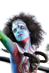 Austria, Pörtschach, World Bodypainting Festival, Wörthersee