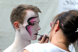 Austria, Pörtschach, World Bodypainting Festival, Wörthersee