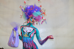 Austria, Pörtschach, World Bodypainting Festival, Wörthersee