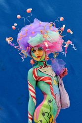 Austria, Pörtschach, World Bodypainting Festival, Wörthersee