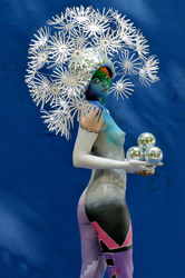 Austria, Pörtschach, World Bodypainting Festival, Wörthersee