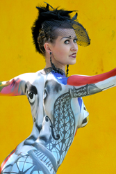 Austria, Pörtschach, World Bodypainting Festival, Wörthersee