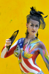Austria, Pörtschach, World Bodypainting Festival, Wörthersee