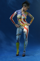 Austria, Pörtschach, World Bodypainting Festival, Wörthersee