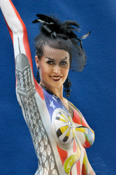 Austria, Pörtschach, World Bodypainting Festival, Wörthersee