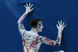 Austria, Pörtschach, World Bodypainting Festival, Wörthersee