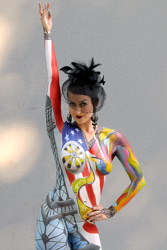 Austria, Pörtschach, World Bodypainting Festival, Wörthersee