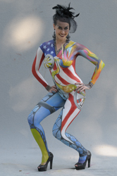 Austria, Pörtschach, World Bodypainting Festival, Wörthersee