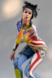 Austria, Pörtschach, World Bodypainting Festival, Wörthersee