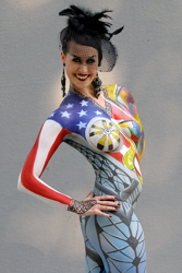 Austria, Pörtschach, World Bodypainting Festival, Wörthersee