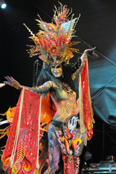 Austria, Pörtschach, World Bodypainting Festival, Wörthersee