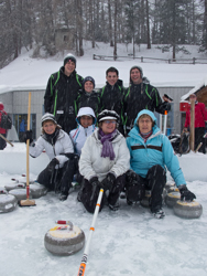 Curling, Engadin, Giandaplatta, Graubünden, Sils, Sport, Switzerland, Winter, indexpage, Sils Juniors und Damenteam