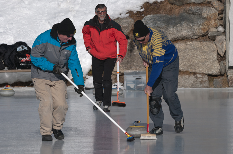 Curling, Graubünden, Sport, St. Moritz, Switzerland, Veteranentreffen, Winter