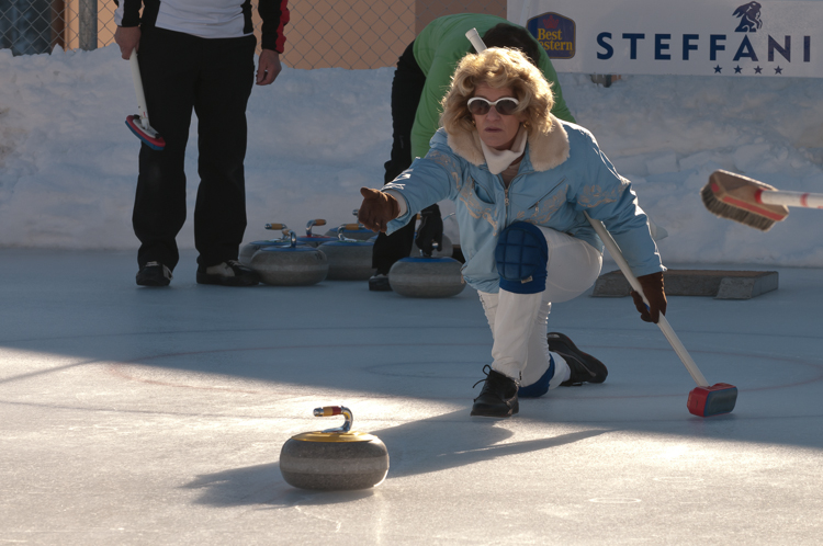 Curling, Graubünden, Sport, St. Moritz, Switzerland, Veteranentreffen, Winter