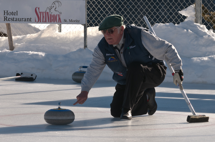 Curling, Graubünden, Sport, St. Moritz, Switzerland, Veteranentreffen, Winter