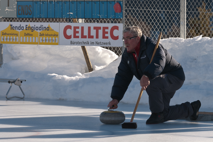 Curling, Graubünden, Sport, St. Moritz, Switzerland, Veteranentreffen, Winter