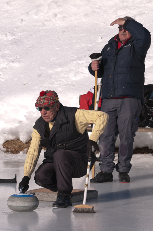 Curling, Graubünden, Sport, St. Moritz, Switzerland, Veteranentreffen, Winter