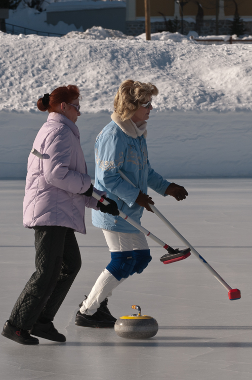 Curling, Graubünden, Sport, St. Moritz, Switzerland, Veteranentreffen, Winter