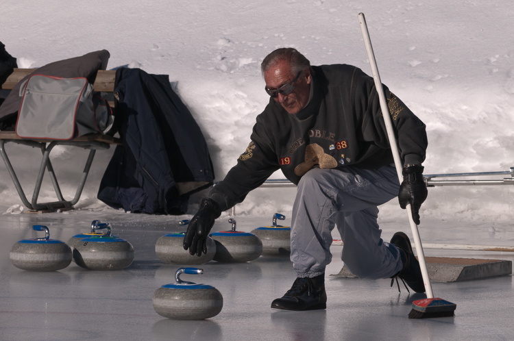 Curling, Graubünden, Sport, St. Moritz, Switzerland, Veteranentreffen, Winter