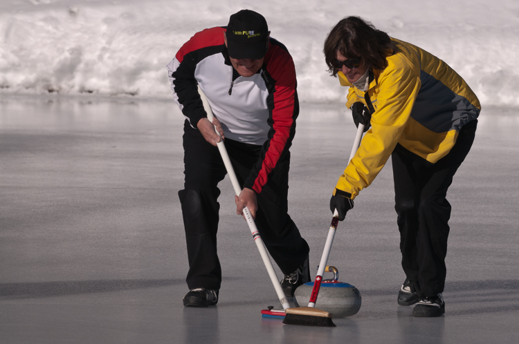 Curling, Graubünden, Sport, St. Moritz, Switzerland, Veteranentreffen, Winter