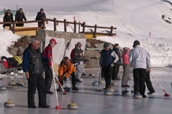 Curling, Graubünden, Sport, St. Moritz, Switzerland, Veteranentreffen, Winter