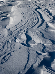 Snowdrift Formations, Ice waves Abstract Formation, Engadin, Golfcourse, Graubünden, Sils / Segl, Sils/Segl Baselgia, Snow, Switzerland, Waves of Ice, Winter