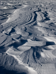 Snowdrift Formations, Ice waves Abstract Formation, Engadin, Golfcourse, Graubünden, Sils / Segl, Sils/Segl Baselgia, Snow, Switzerland, Waves of Ice, Winter