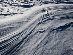 Snowdrift Formations, Ice waves Abstract Formation, Engadin, Golfcourse, Graubünden, Sils / Segl, Sils/Segl Baselgia, Snow, Switzerland, Waves of Ice, Winter