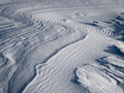 Snowdrift Formations, Ice waves Abstract Formation, Engadin, Golfcourse, Graubünden, Sils / Segl, Sils/Segl Baselgia, Snow, Switzerland, Waves of Ice, Winter