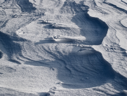 Snowdrift Formations, Ice waves Abstract Formation, Engadin, Golfcourse, Graubünden, Sils / Segl, Sils/Segl Baselgia, Snow, Switzerland, Waves of Ice, Winter