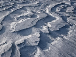 Snowdrift Formations, Ice waves Abstract Formation, Engadin, Golfcourse, Graubünden, Sils / Segl, Sils/Segl Baselgia, Snow, Switzerland, Waves of Ice, Winter