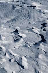 Snowdrift Formations, Wind sculpted snow fields. Abstract Formation, Engadin, Graubünden, Sils / Segl, Sils/Segl Baselgia, Snow, Switzerland, Waves of Ice, Winter