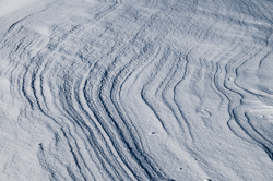 Snowdrift Formations, Wind sculpted snow fields. Abstract Formation, Engadin, Graubünden, Sils / Segl, Sils/Segl Baselgia, Snow, Switzerland, Waves of Ice, Winter