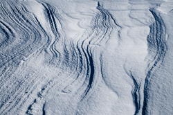 Snowdrift Formations, Wind sculpted snow fields. Abstract Formation, Engadin, Graubünden, Sils / Segl, Sils/Segl Baselgia, Snow, Switzerland, Waves of Ice, Winter