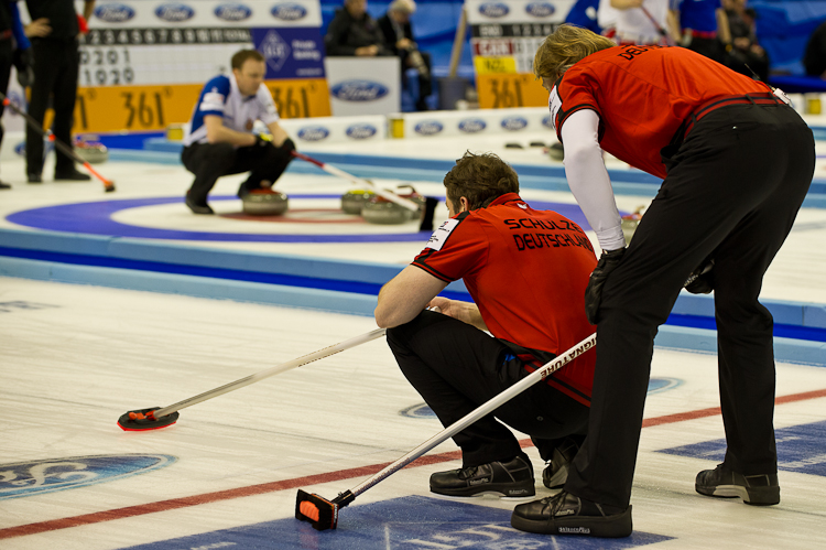 Team from Germany, Schulze Felix, Jahr John, Rickmers Peter, Goldemann Sven, Daase Christoph Curling, Sport, World Men's Chamionship