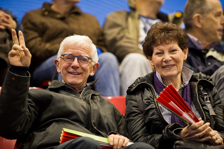 Happy Spectators, Urs und Mary Schwald Curling, Sport, World Men's Chamionship