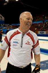 Curling, Sport, World Men's Chamionship, Tom Brewster, skip of the canadian team, 