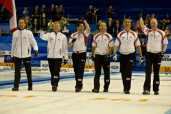 Curling, Sport, World Men's Chamionship, The Winners of World Curling Championship 2012, Gold Medal for the team from Canada: Howard Glen, Middaugh Wayne, Laing Brent, Savill Craig, Howard Scott.
