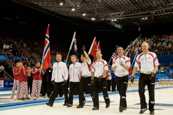 Curling, Sport, World Men's Chamionship, The Winners of World Curling Championship 2012, Gold Medal for the team from Canada: Howard Glen, Middaugh Wayne, Laing Brent, Savill Craig, Howard Scott.