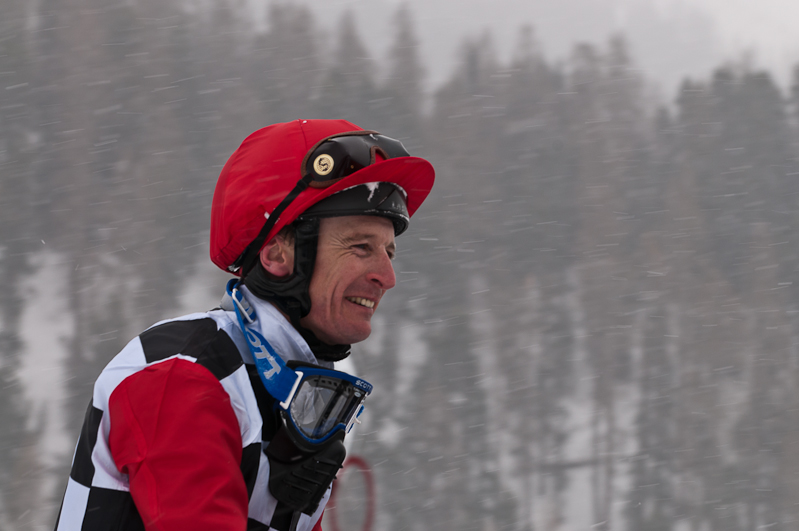 Grand Prix Gunter Sachs Memorial Race, Steve Drowne Graubünden, Horse Race, Snow, Sport, St. Moritz, Switzerland, White Turf, Winter