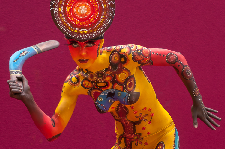 Body Painting, World Body Painting Festival 2013, Theme: Planet Food, Competition: Brush and Sponge / Artist: Arianna Barlini