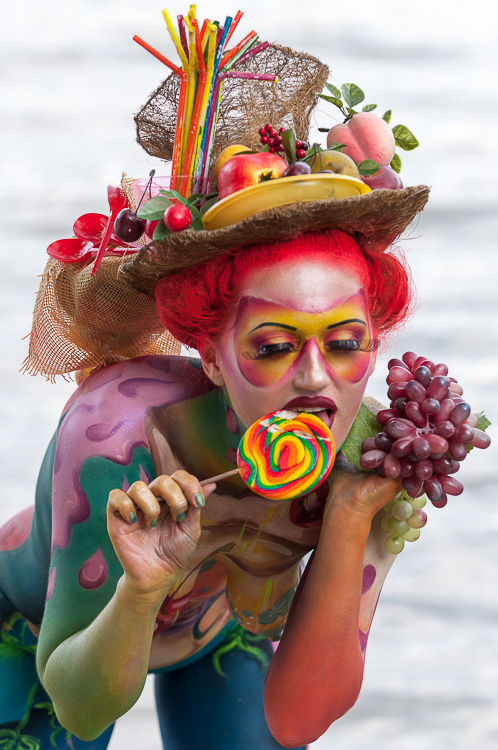 Body Painting, World Body Painting Festival 2013, Theme: Planet Food, Competition: Brush and Sponge / Artist: Yelena Nechaeva