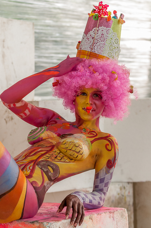 Body Painting, World Body Painting Festival 2013, Theme: Planet Food, Competition: Brush and Sponge / Artist:  Daniela Luminita Boboc