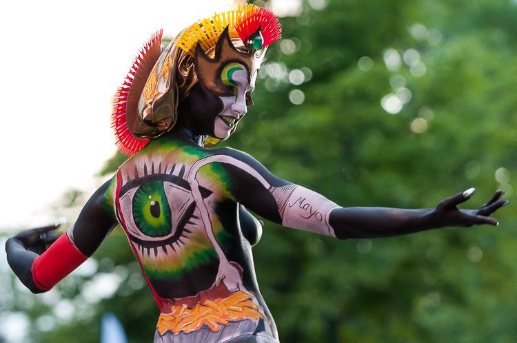 Body Painting, World Body Painting Festival 2013, Theme: Planet Food, Competition: Brush and Sponge / Artist: Lars Twent