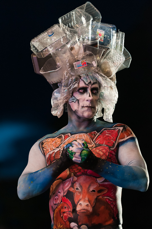 Body Painting, World Body Painting Festival 2013, Theme: Planet Food, Competition: Brush and Sponge / Artist: Ton Nizet