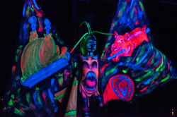 Black Light, Body Painting, Fluorescent Colors, World Body Painting Festival 2013, Fluoro / Black Light (UV) Award