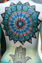 Body Painting, World Body Painting Festival 2013, Theme: Holy Geometry, Competition: Brush and Sponge / Artist: Einat Dan