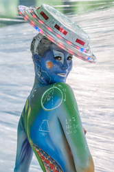 Body Painting, World Body Painting Festival 2013, Theme: Holy Geometry, Competition: Brush and Sponge / Artist: Preger Dubi